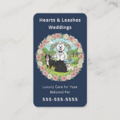Professional Wedding Dog Handler Wedding Pet Care 名刺 (正面)