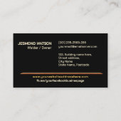 Professional Welding Services - Welder 名刺 (裏面)