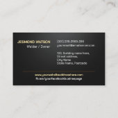 Professional Welding Services - Welder 名刺 (裏面)