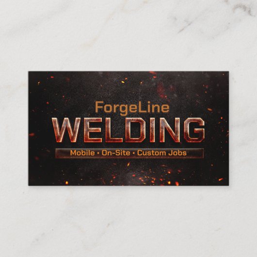 Professional Welding Services - Welder 名刺 (正面)