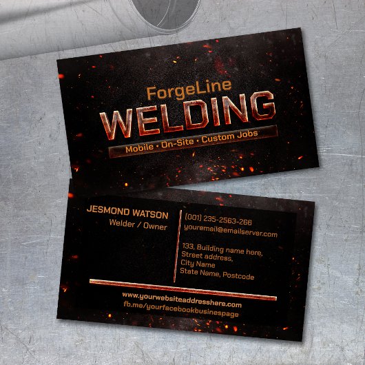Professional Welding Services - Welder 名刺