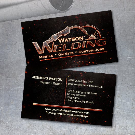 Professional Welding Services - Welder 名刺
