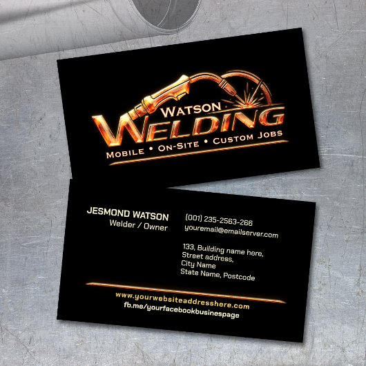 Professional Welding Services - Welder 名刺