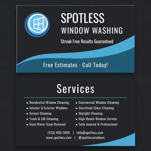 Professional Window Washing Company 名刺