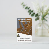 Professional Wood Laminated Flooring Business Card 名刺 (スタンド正面)