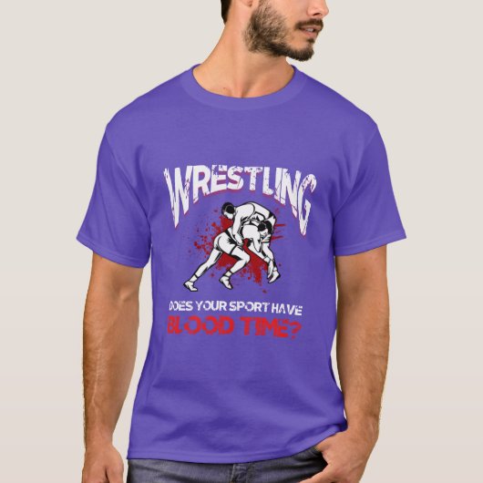 Professional Wrestling Athlete Wrestler Sport vint Tシャツ (正面)