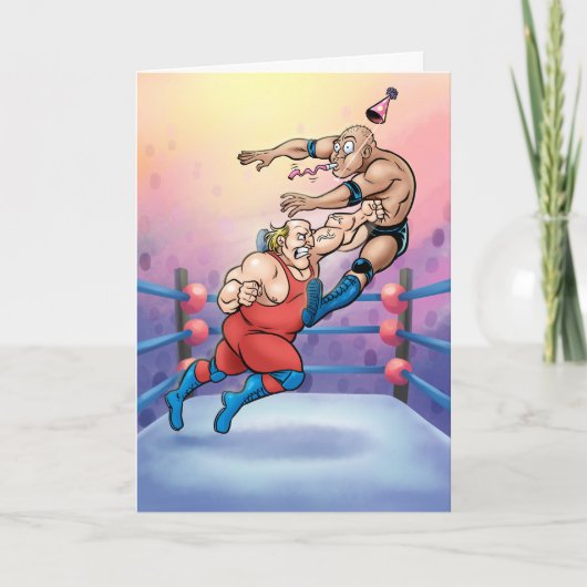 Professional Wrestling Hit Birthday Card カード (正面)