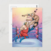 Professional Wrestling Hit Birthday Card ポストカード (正面/裏面)