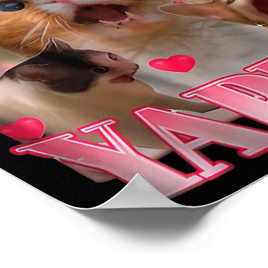 Professional Yapper Cat Funny Oddly Specific Dank  ポスター (角)