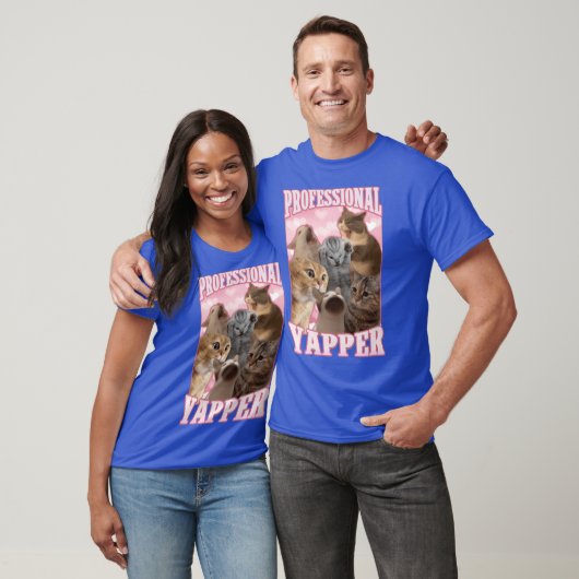 professional yapper funny cat meme friend family tシャツ (ユニセックス)