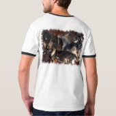 Professionaqlのジャーマン・シェパードの犬のオーナー Tシャツ (裏面フル)