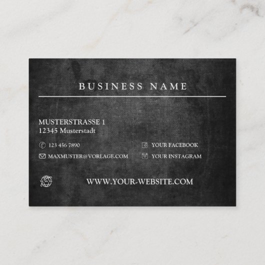 Professionelle コーリングカード (裏面)