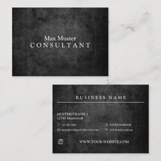 Professionelle コーリングカード (正面/裏面)