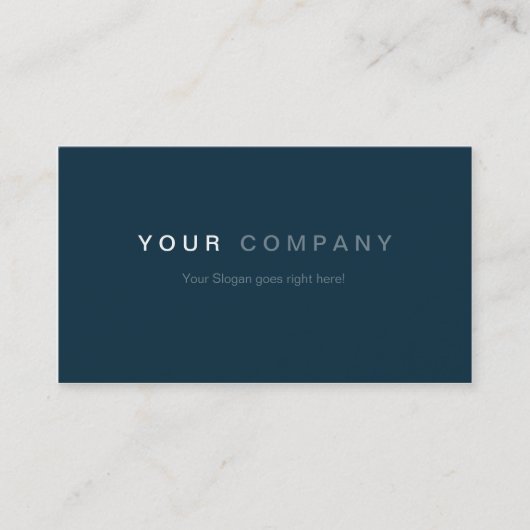 Professionelle Business Visitenkarten Blue 名刺 (正面)