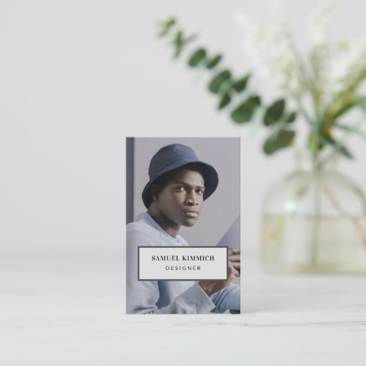 Professionelle Foto Visitenkarte 名刺 (スタンド正面)