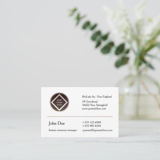 Professionelle, graphische 名刺 (スタンド正面)