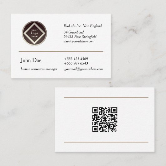 Professionelle, graphische  名刺 (正面/裏面)