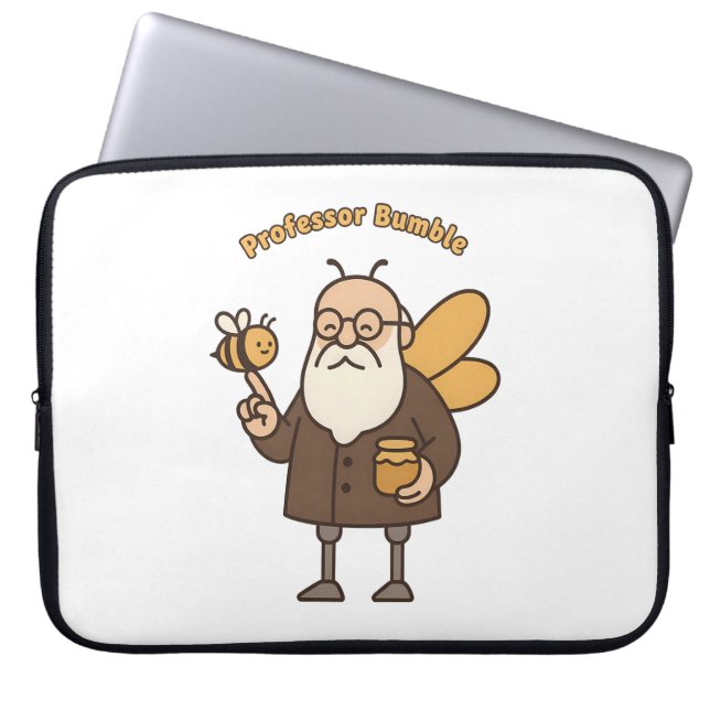 Professor Bumble Laptop Sleeve ラップトップスリーブ (正面)