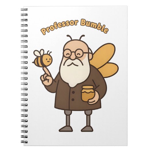 Professor Bumble Notebook ノートブック (正面)