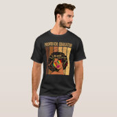 Professor Educator Afro African American Black His Tシャツ (正面フル)