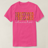 Professor Educator leopard Fall Autumn Lovers Than Tシャツ (デザイン正面)