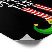 Professor Elf Christmas Family Matching Funny Love ポスター (角)