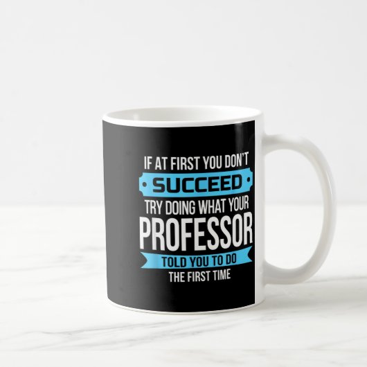 Professor Funny Appreciation Gift  コーヒーマグカップ (右)