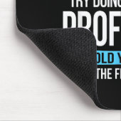 Professor Funny Appreciation Gift  マウスパッド (コーナー)