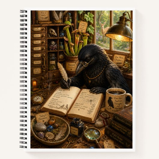 Professor Nevermore's Journal of Curious Things ノートブック (正面)