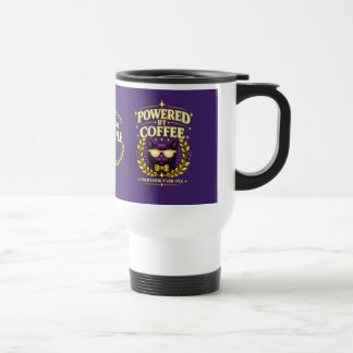 Professor Purr-Ple™ – コーヒーが燃料 トラベルマグ