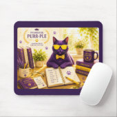 Professor Purr-Ple™ マウスパッド (マウス)