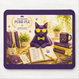 Professor Purr-Ple™ マウスパッド