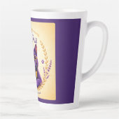 Professor Purr-Ple™ – 大きな夢を Latte Mug カフェラテマグ (右)