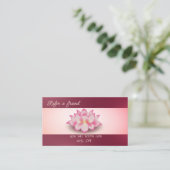 Proffesional Elegant Lotus Referral Card 紹介カード (スタンド正面)