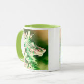 Profil artistique d’un animal flamboyante. マグカップ (正面左)