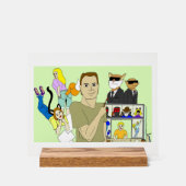 profile アクリルサイン (正面)