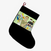 profile ラージクリスマスストッキング (正面 (吊り時))