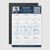 Profile Financial Planner 2026 Calendar Magnet (正面/裏面)
