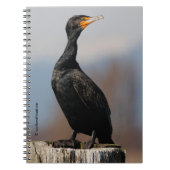 Profile of a Double-Crested Cormorant ノートブック (正面)