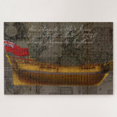 Profile Painting of Ship Jersey ジグソーパズル (横)