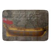 Profile Painting of Ship Jersey バスマット (正面)