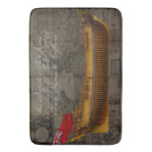 Profile Painting of Ship Jersey バスマット (正面縦)