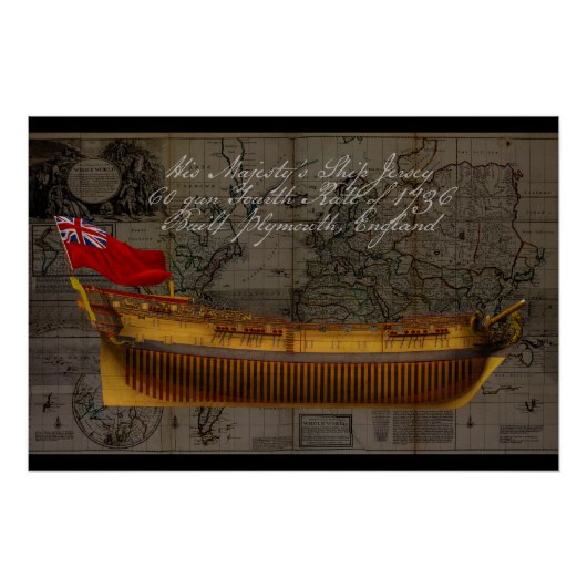 Profile Painting of Ship Jersey ポスター (正面)