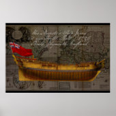 Profile Painting of Ship Jersey ポスター (正面)