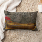 Profile Painting of Ship Jersey ランバークッション (ブランケット)