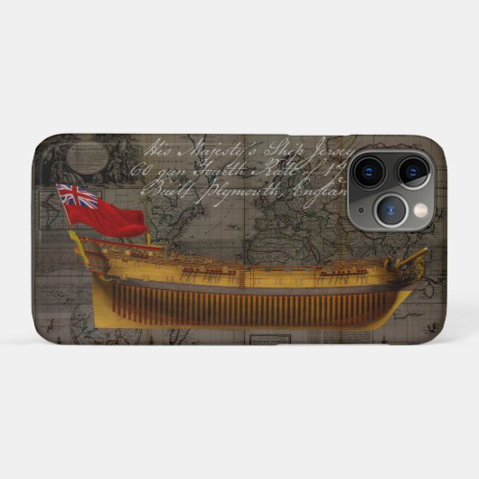 Profile Painting of Ship Jersey Case-Mate iPhoneケース (裏面(横))