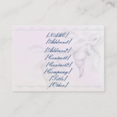 profilecard_chubby_horizontal白馬の頭部… 名刺 (裏面)