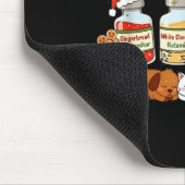 Profol Silent Night Funny Vet Tech Christmas  マウスパッド (コーナー)