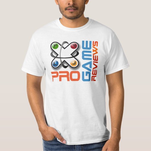 ProGameReviewsの手頃なワイシャツ Tシャツ (正面)