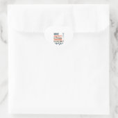 ProgrでKony Nurse Advocate Gift Nurse Advocate ハートシール (バッグ)